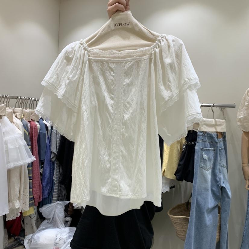 BY FLOW韓國直郵女裝新款職業人氣推薦26春夏襯衫蕾絲衫BY FLOW襯衫/蕾絲衫