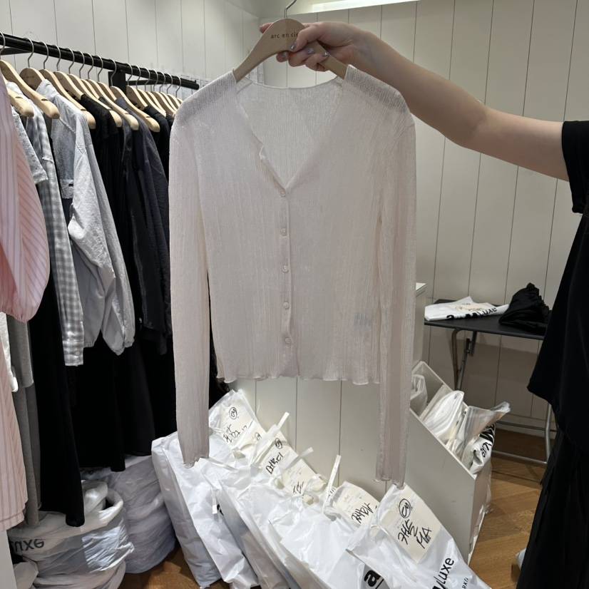 ARC韓國東大門直郵女裝新品休閑時尚熱賣職業推薦26春夏針織衫ARC EN CIEL針織衫