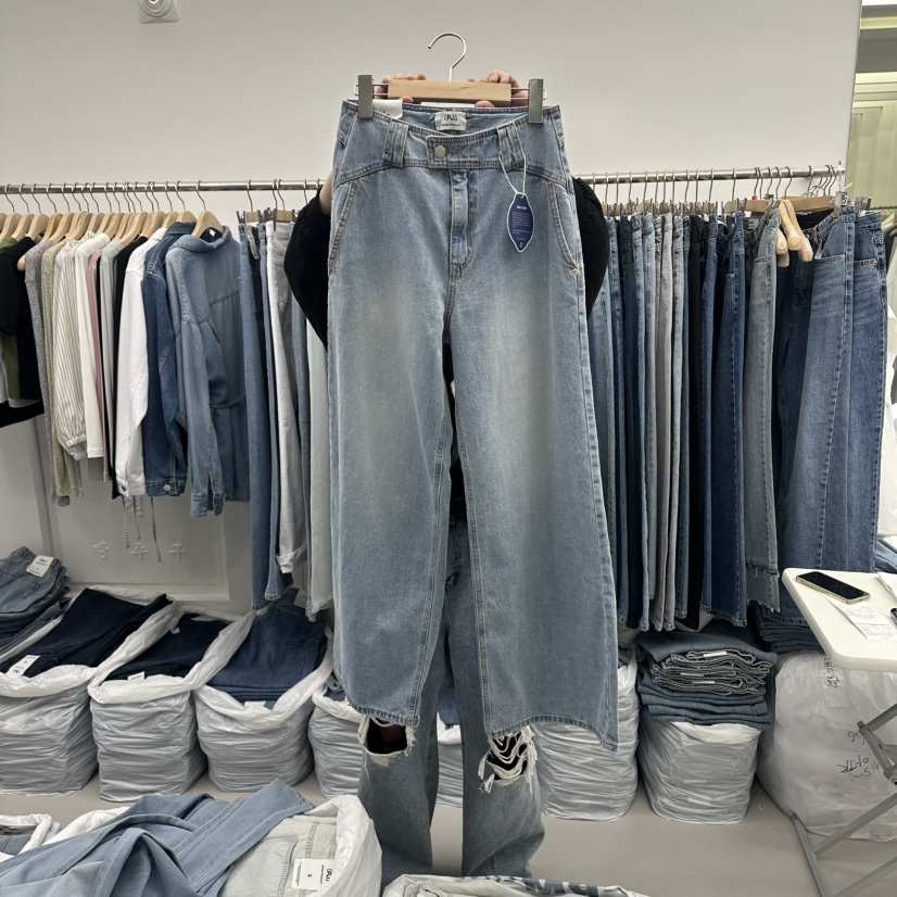 PAI韓國東大門直郵女士新品熱賣人氣時尚26春夏職業牛仔褲[PΛi]_PAi牛仔褲