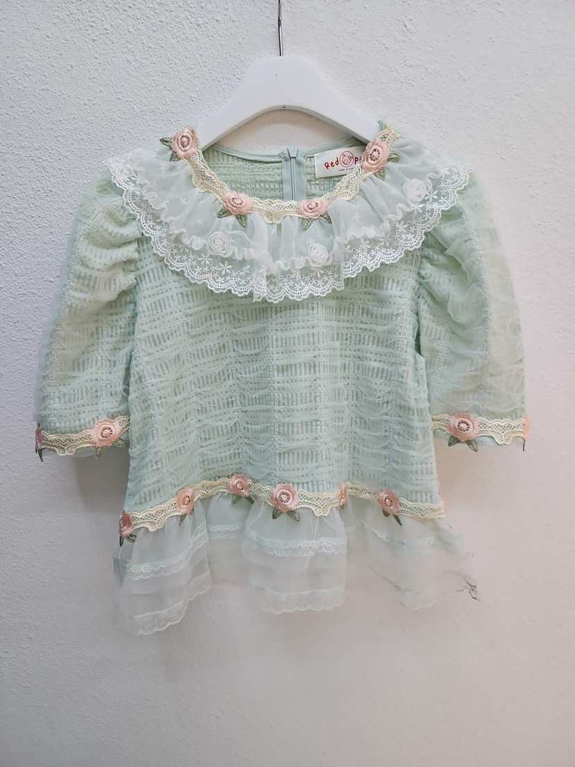 REDPIG韓國東大門代購女裝新款人氣時尚推薦26春夏襯衫蕾絲衫Red Pig襯衫/蕾絲衫