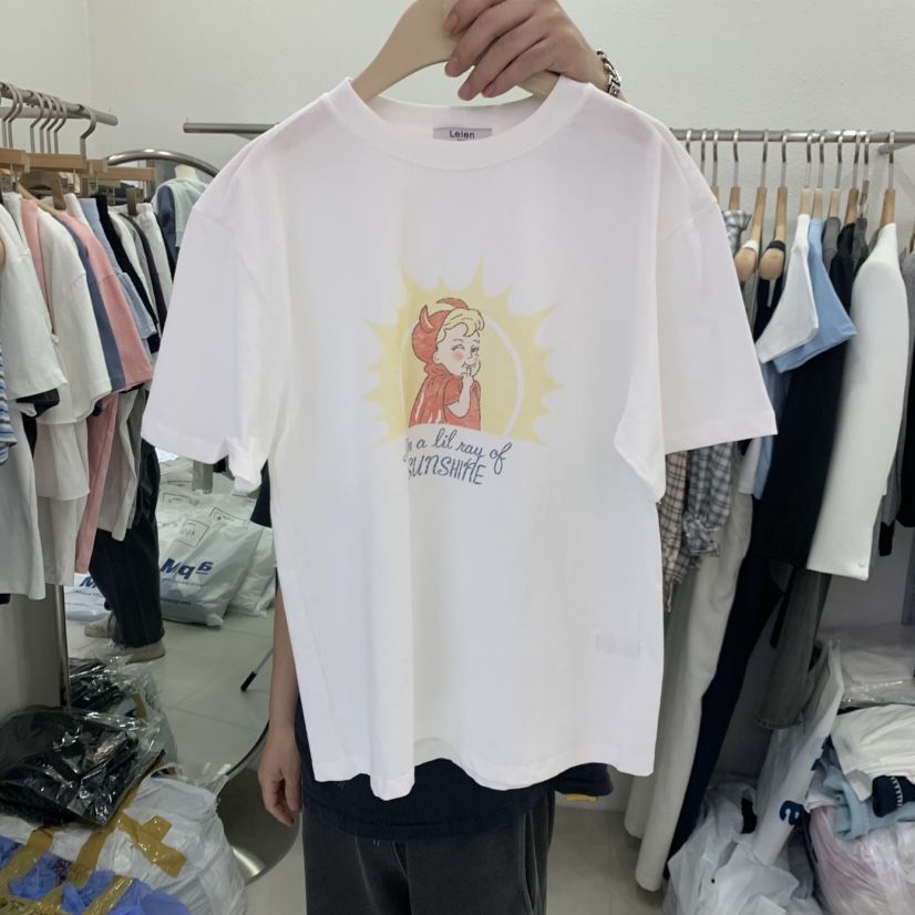 LELEN韓國東大門代購女裝新品人氣時尚休閑推薦熱賣職業T恤LELENT恤