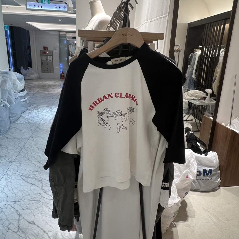 RAWROW韓國東大門直郵女士新款休閑時尚熱賣26春夏推薦T恤RAWROWT恤