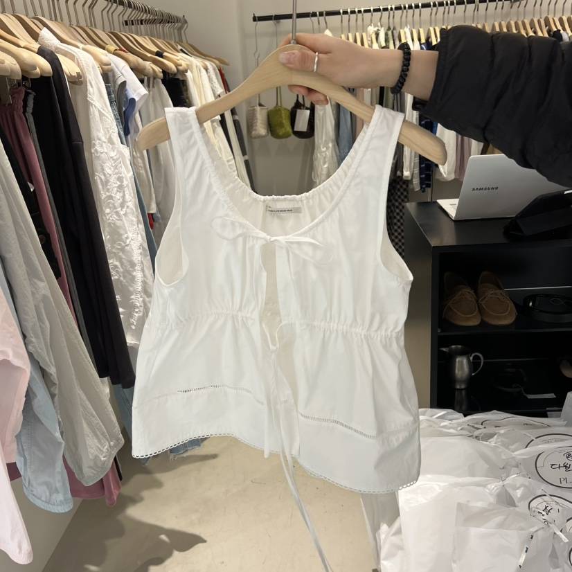 PLATE韓國東大門直郵女裝新品時尚職業26春夏推薦吊帶背心PLATE吊帶/背心