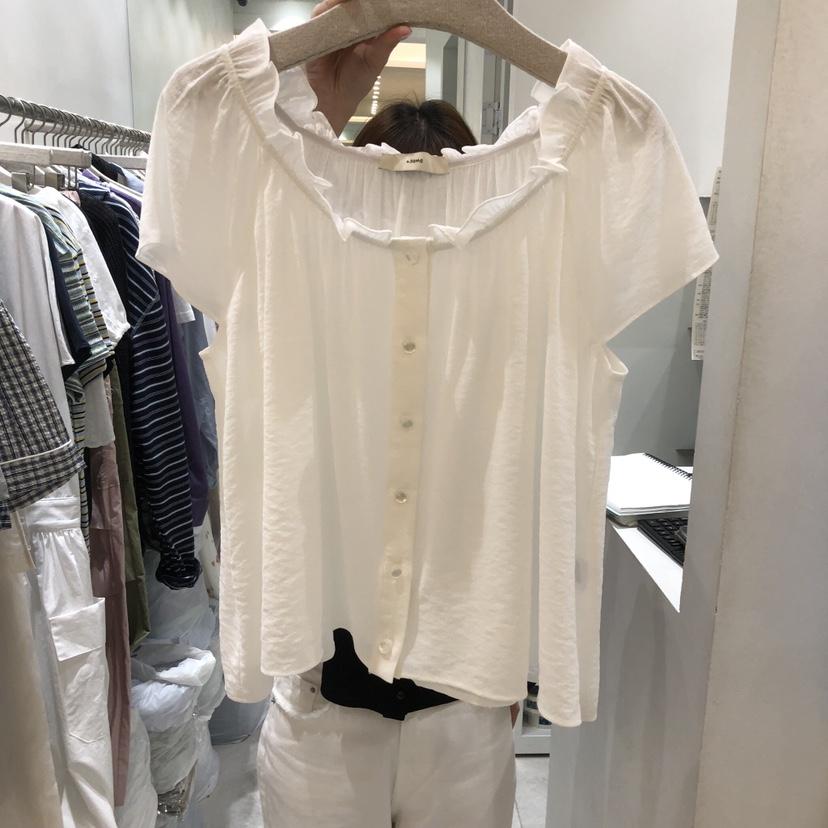 ASOME韓國東大門直郵女裝新款職業休閑熱賣推薦襯衫蕾絲衫A.SOME襯衫/蕾絲衫