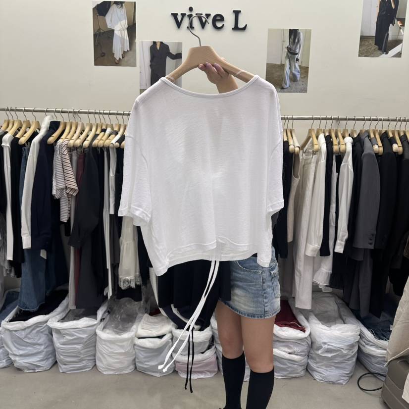 VIVEL韓國東大門代購女裝新品推薦時尚熱賣休閑職業26春夏T恤VIVELT恤