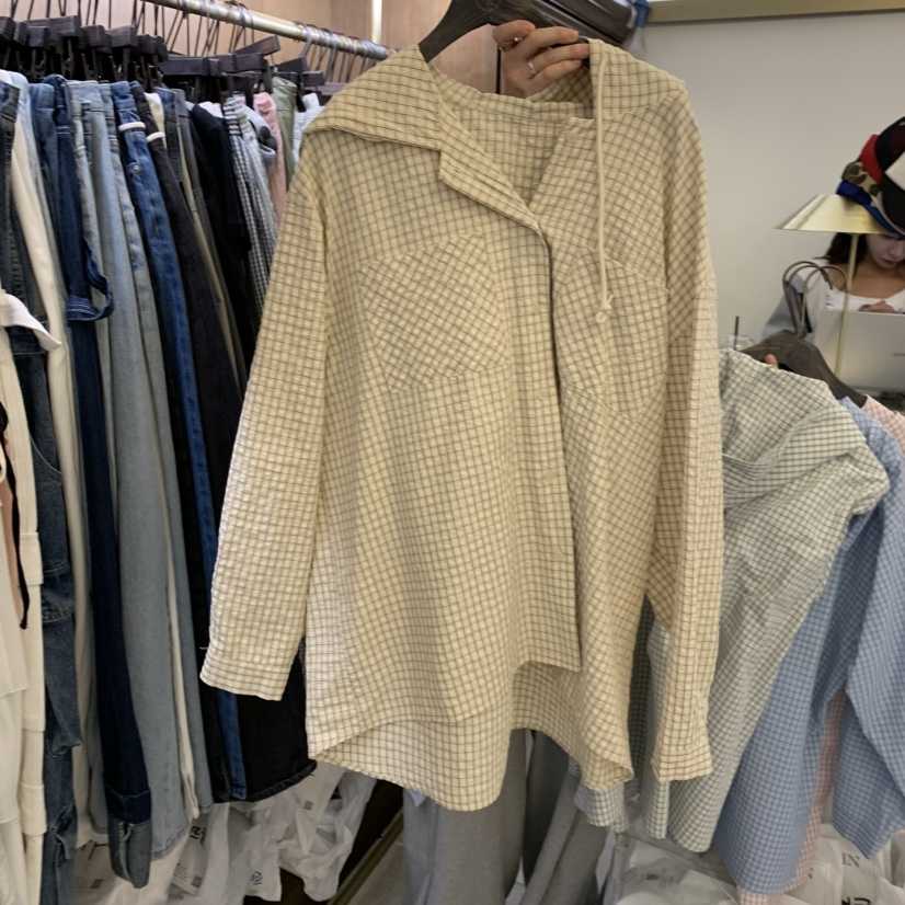 VIRKIN韓國直郵女裝新款26春夏休閑熱賣推薦時尚襯衫蕾絲衫VIRKIN襯衫/蕾絲衫