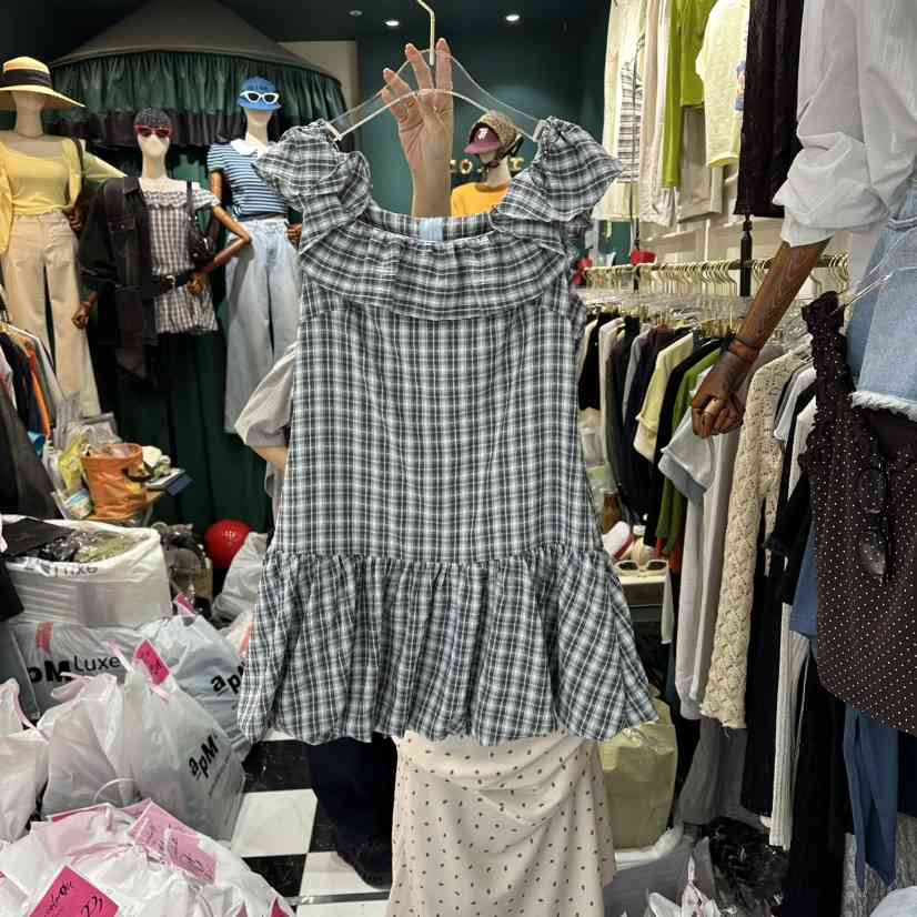 3COLOR韓國直郵實拍女士新品熱賣連衣裙Three color連衣裙