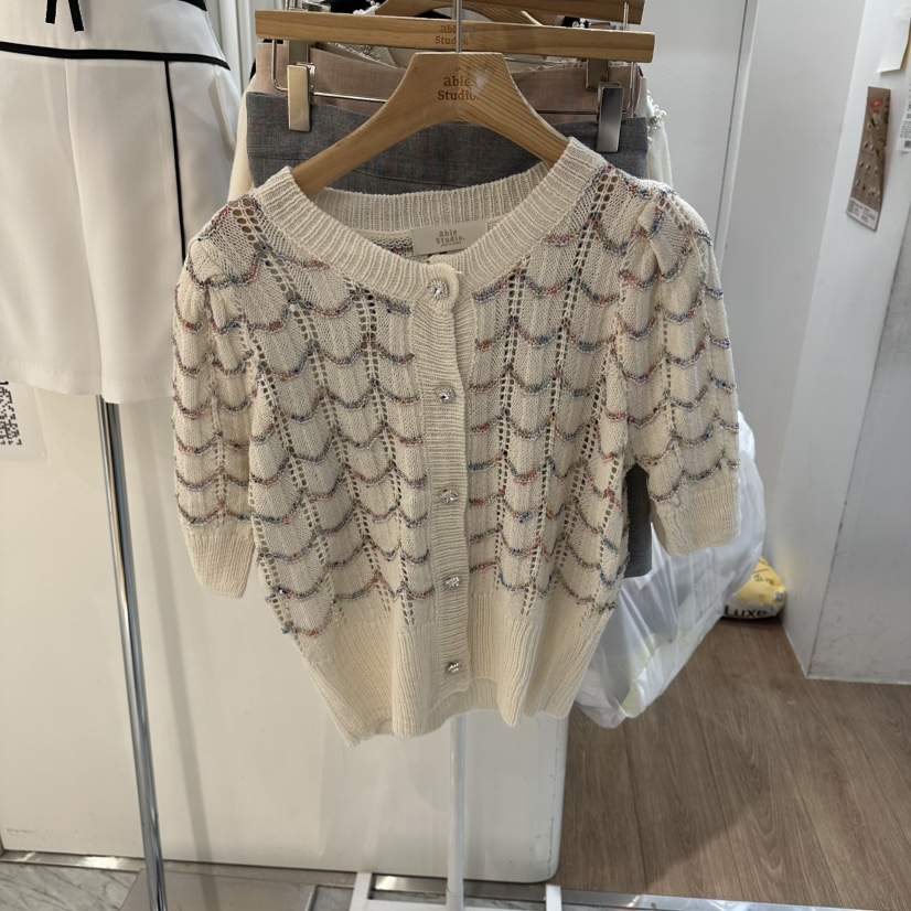 ABLESTUDIO韓國直郵女士新品熱賣26春夏休閑人氣職業針織衫ABLESTUDIO針織衫