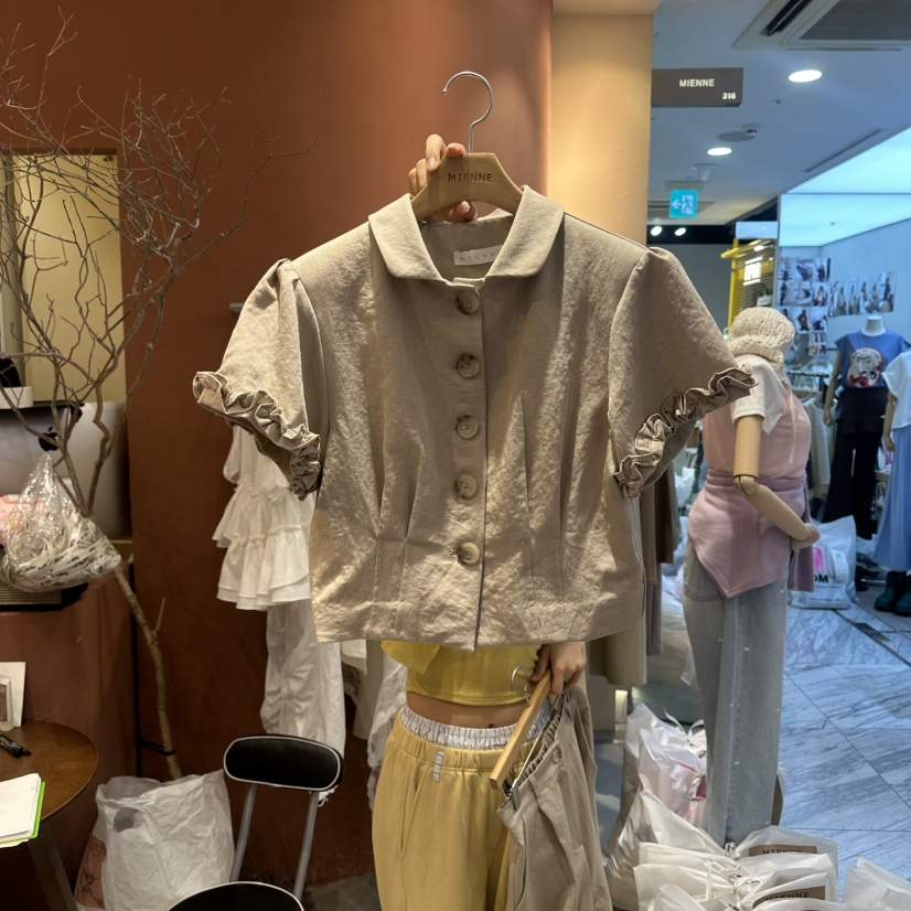 MIENNE韓國東大門代購女裝新品人氣職業26春夏襯衫蕾絲衫MIENNE襯衫/蕾絲衫