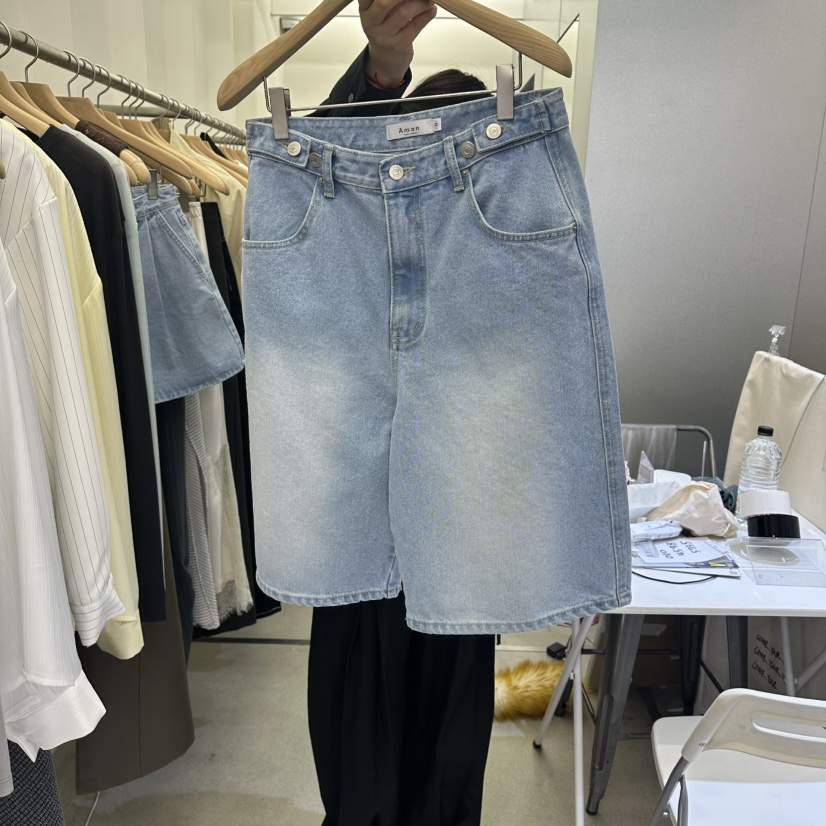 AMON韓國直郵女裝新品休閑熱賣26春夏時尚職業推薦人氣短褲AMON短褲