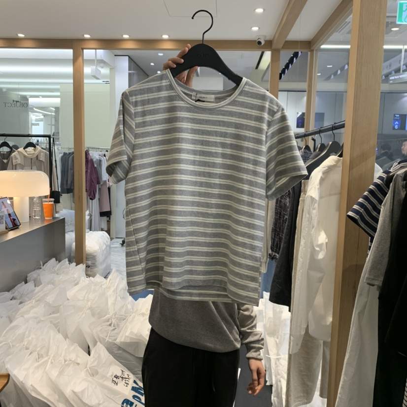 OBJECT韓國代購女裝新品熱賣26春夏人氣時尚職業休閑T恤棉布OBJECTT恤