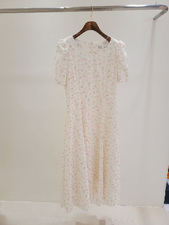 CATS韓國直郵實拍女裝新品熱賣推薦職業時尚休閑連衣裙亞麻CAT.S連衣裙