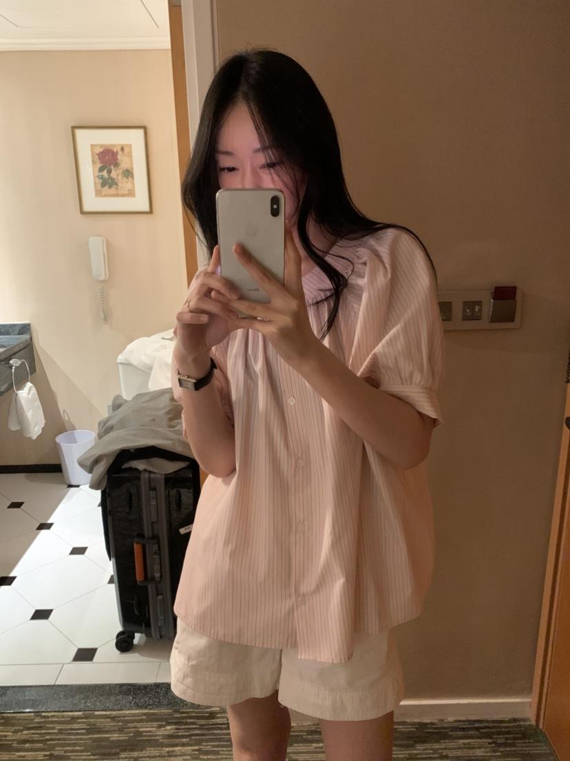 NOUVEAU韓國直郵實拍女裝新品熱賣職業休閑時尚襯衫蕾絲衫NOUVEAU襯衫/蕾絲衫