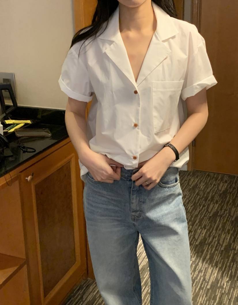 NOUVEAU韓國直郵實拍女裝新款人氣職業26春夏推薦襯衫蕾絲衫NOUVEAU襯衫/蕾絲衫