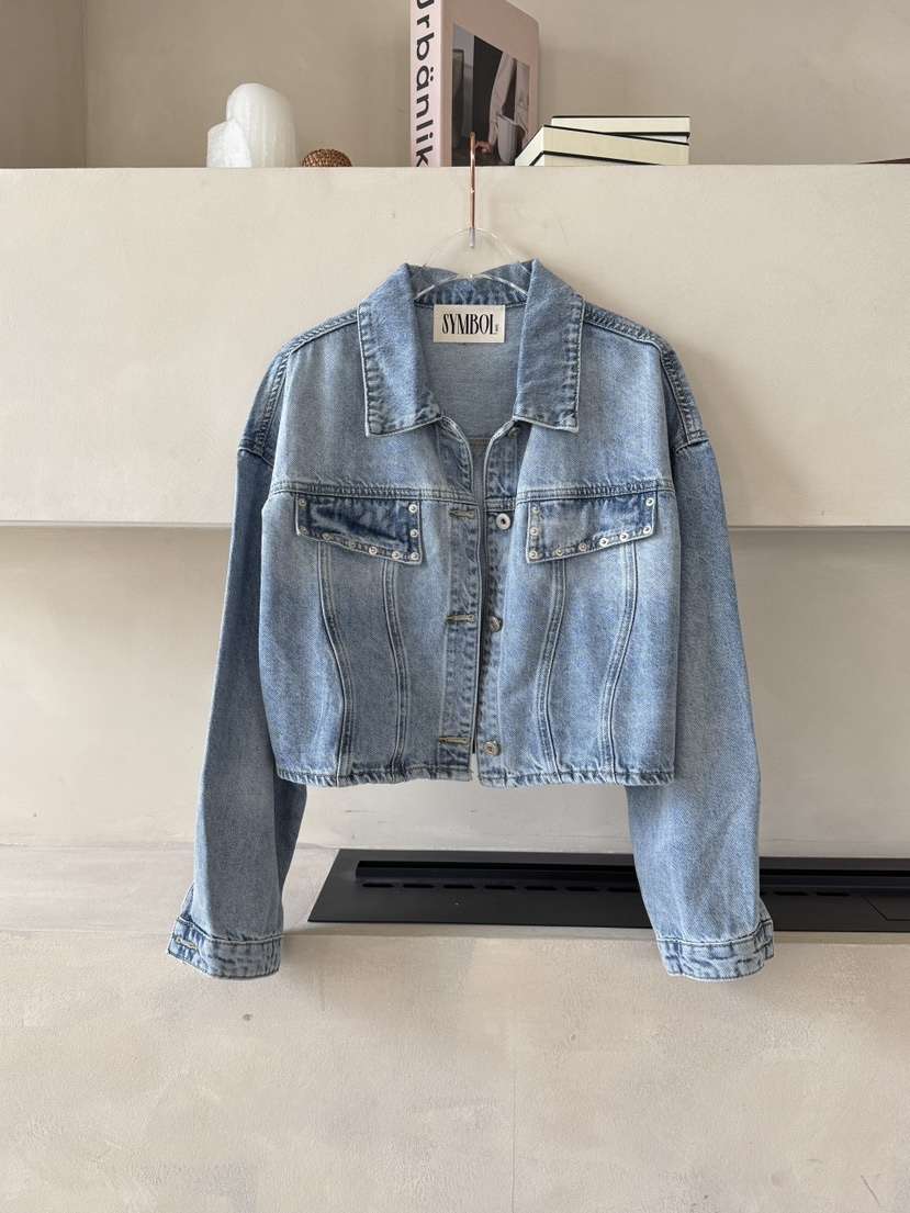 SYMBOL韓國直郵實拍女士新品推薦人氣26春夏熱賣夾克短款SYMBOL夾克