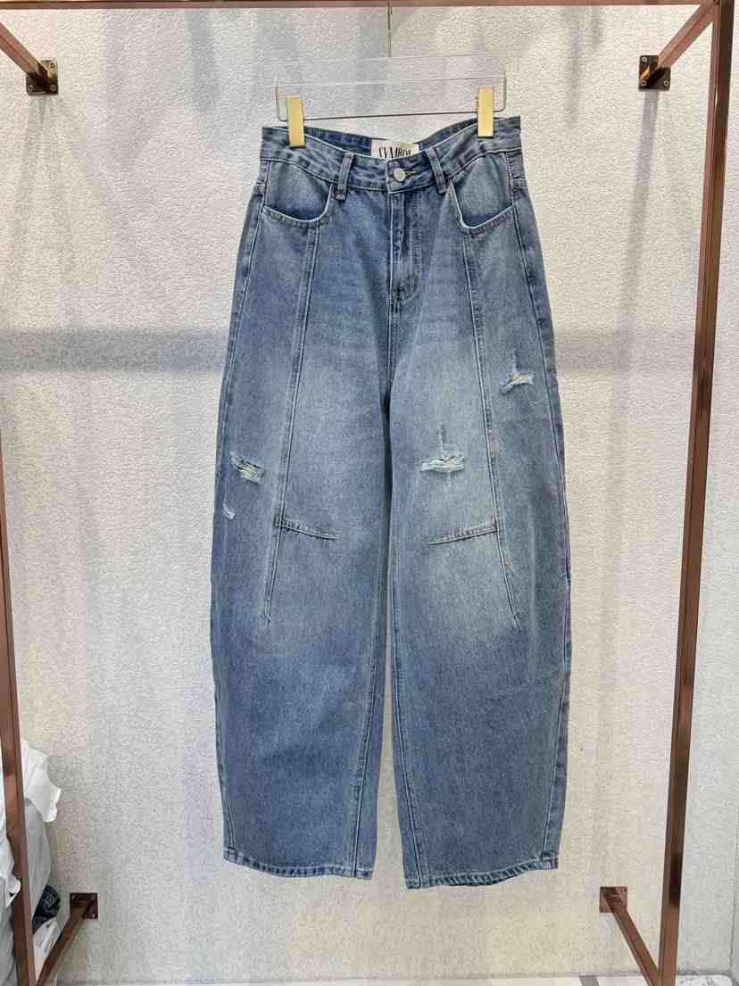 SYMBOL韓國代購女裝新品26春夏職業推薦熱賣人氣休閑牛仔褲SYMBOL牛仔褲