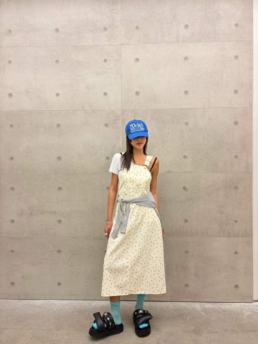 CUCUMBER韓國東大門代購女裝新品推薦26春夏職業連衣裙花朵CUCUMBER連衣裙