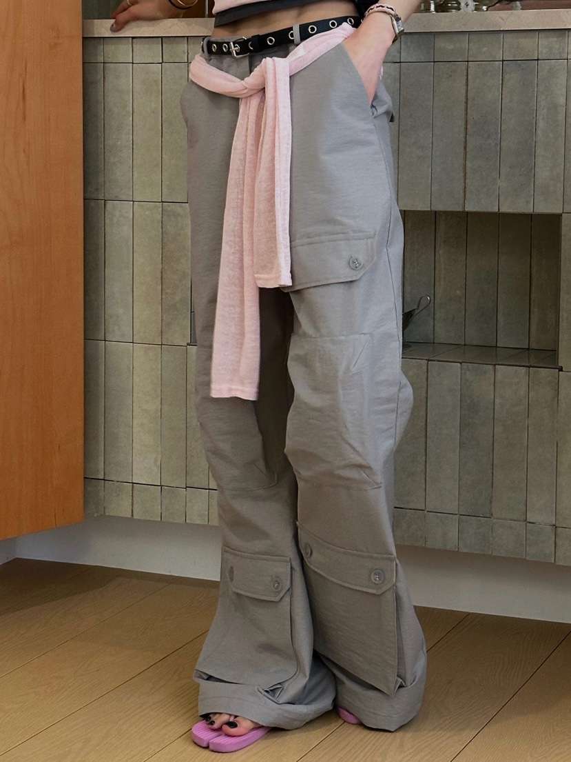 ZEROZERO韓國直郵實拍女裝新品時尚人氣熱賣休閑褲工裝褲ZEROZERO休閑褲