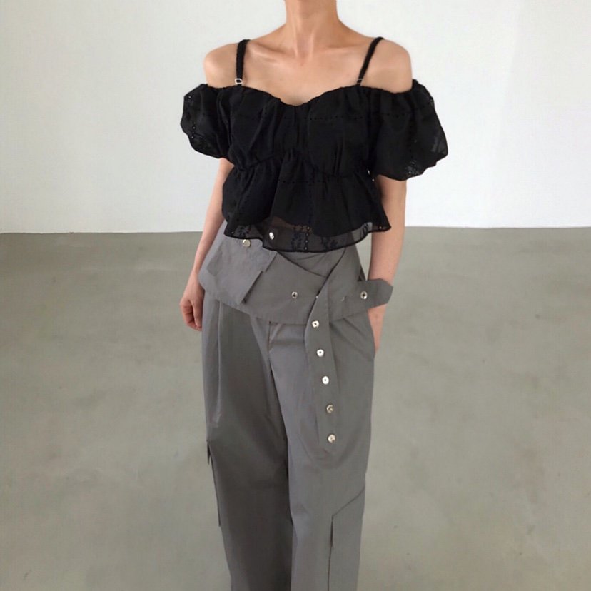 2TWO MOON韓國直郵實拍女裝新款26春夏時尚熱賣襯衫蕾絲衫2TWO MOON襯衫/蕾絲衫