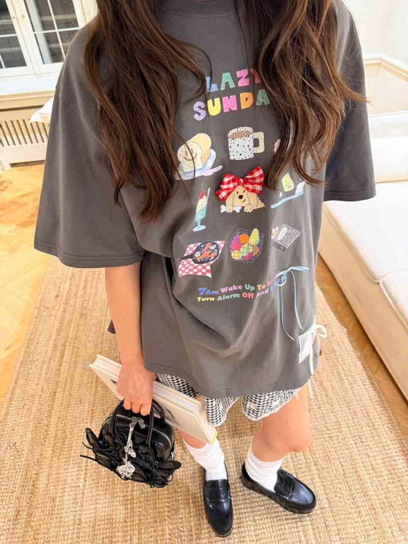 BOUTIQUE-L韓國東大門代購女士新品休閑時尚26春夏職業T恤BOUTIQUE-LT恤