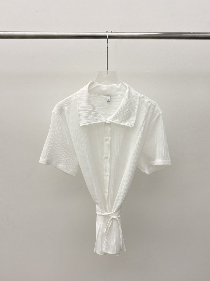 OURS韓國直郵女裝新款26春夏推薦熱賣人氣襯衫蕾絲衫高領OURS襯衫/蕾絲衫