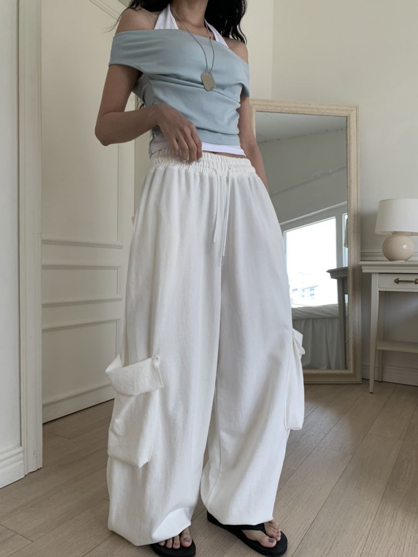 BADCALM韓國直郵女士新品熱賣26春夏休閑時尚推薦人氣休閑褲BADCALM休閑褲