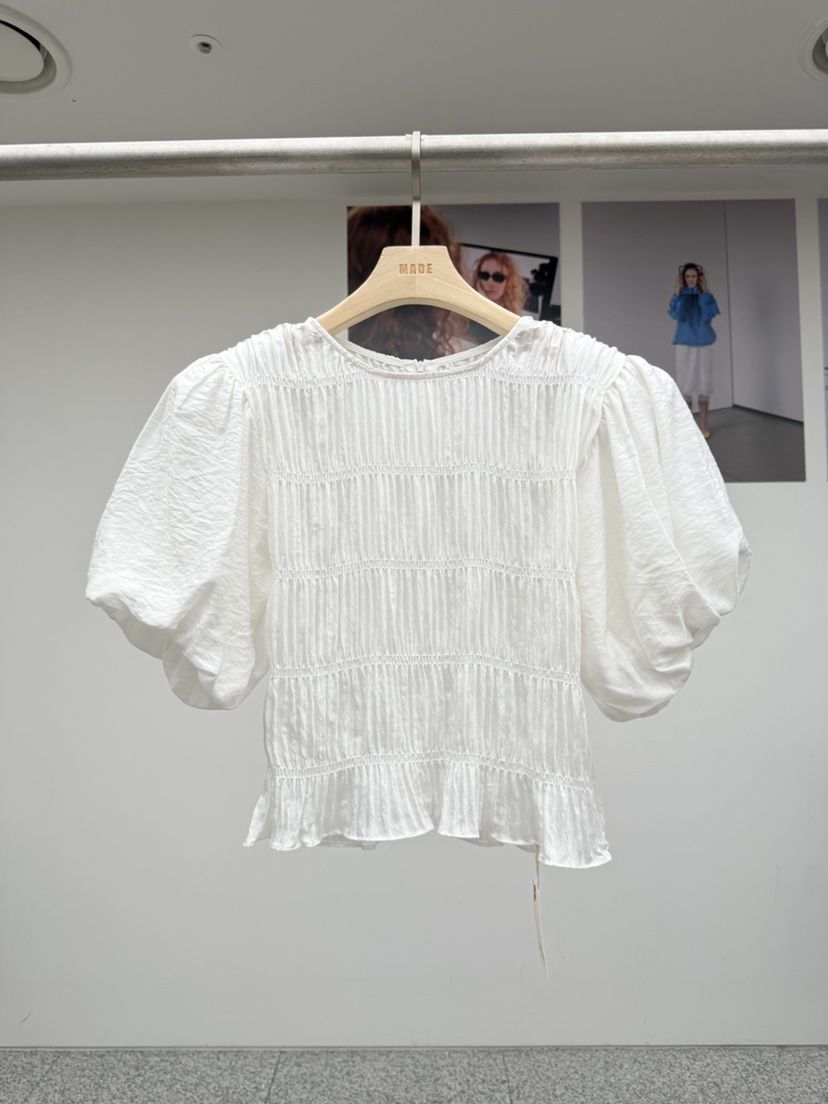 MADE-P韓國代購女裝新款熱賣人氣職業時尚休閑襯衫蕾絲衫MADE-P襯衫/蕾絲衫