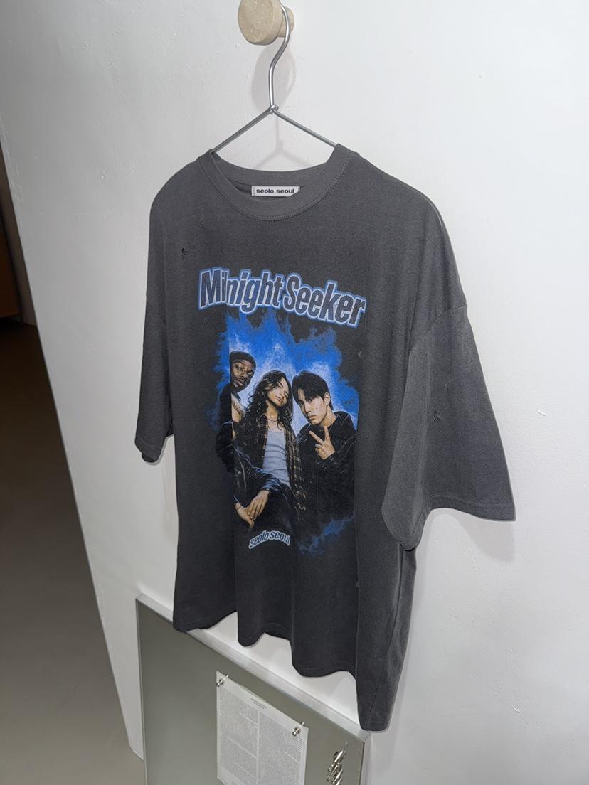 SEOLO韓國代購女裝新品職業26春夏時尚推薦熱賣人氣T恤復古Seolo seoulT恤