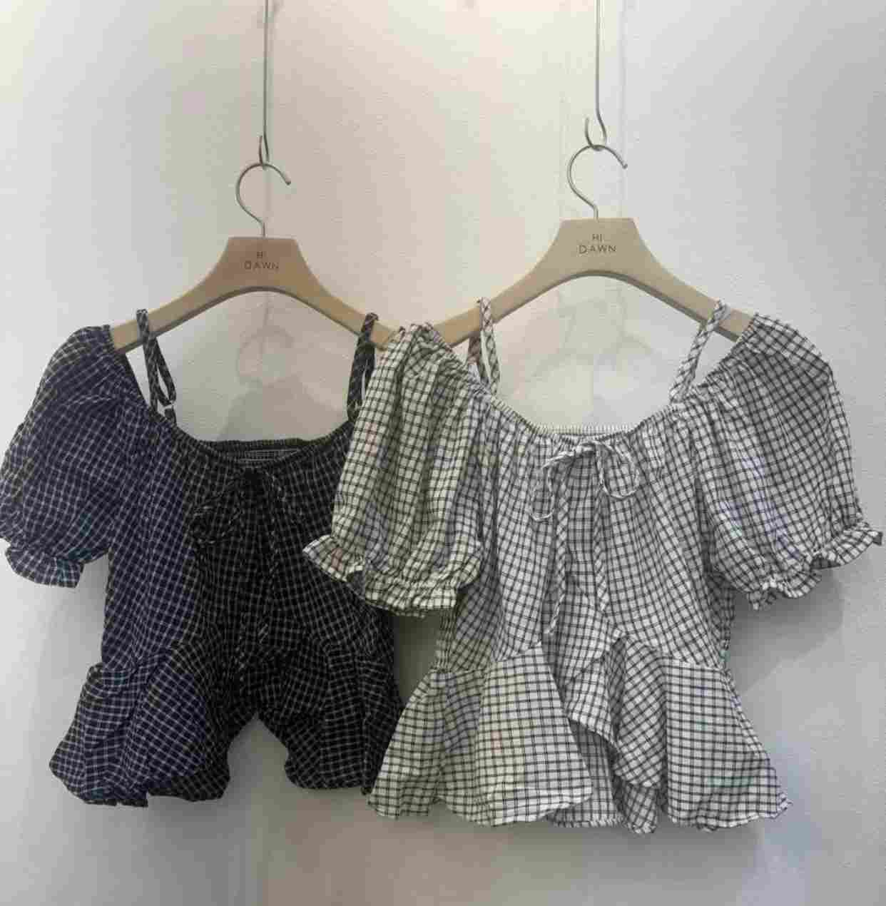 ATTIC韓國直郵女士新款人氣熱賣休閑26春夏時尚襯衫蕾絲衫ATTIC襯衫/蕾絲衫