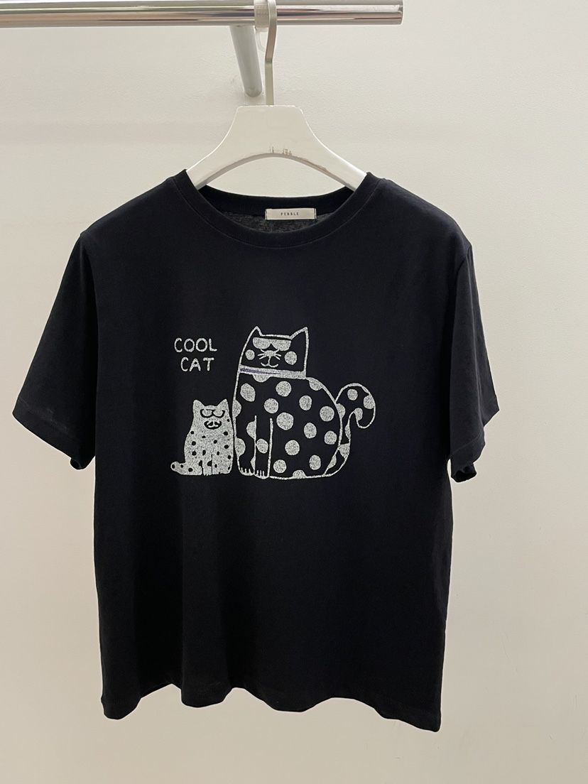 PEBBLE韓國直郵實拍女士新品時尚職業推薦人氣休閑熱賣T恤PEBBLET恤