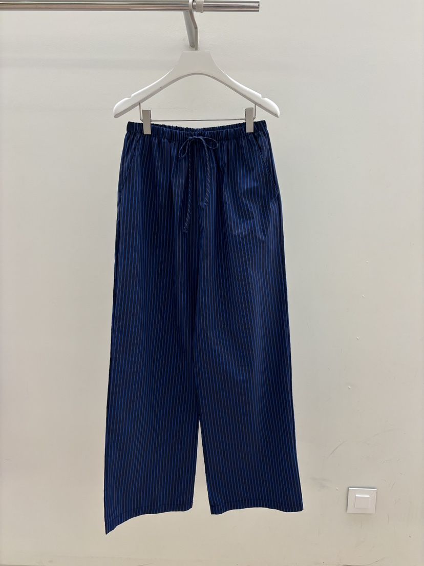 PEBBLE韓國直郵實拍女士新款休閑人氣職業26春夏休閑褲條紋PEBBLE休閑褲