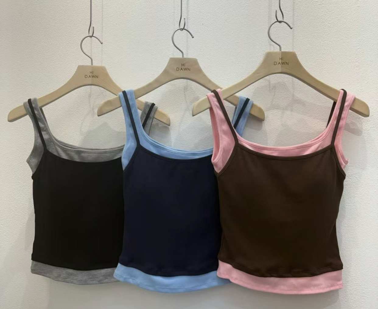 ATTIC韓國直郵女士新品26春夏時尚職業熱賣人氣吊帶背心條紋ATTIC吊帶/背心