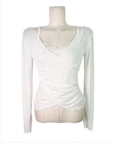 AFARRIER韓國代購女裝新品熱賣26春夏時尚推薦職業長袖T恤AFARRIER長袖T恤