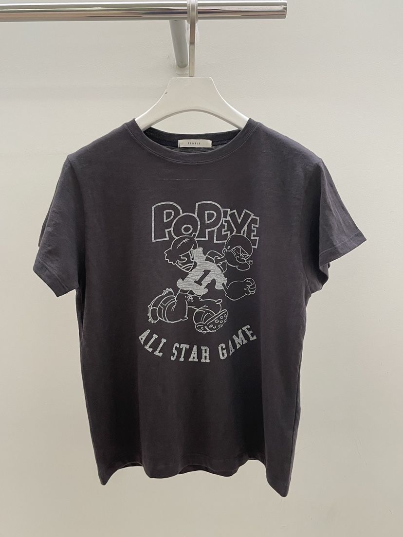 PEBBLE韓國代購女裝新款熱賣休閑人氣推薦職業T恤大力水手PEBBLET恤