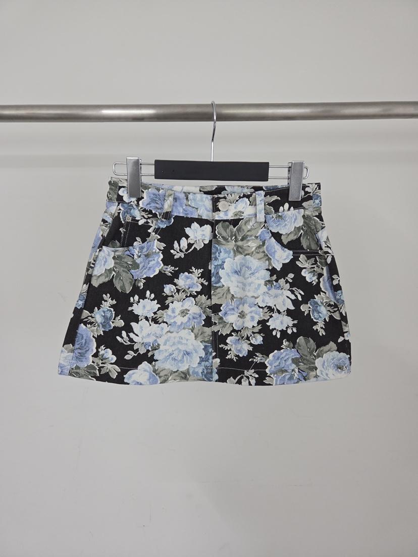 VERANDA韓國直郵女裝新款推薦熱賣時尚人氣休閑26春夏短裙花朵VERANDA短裙