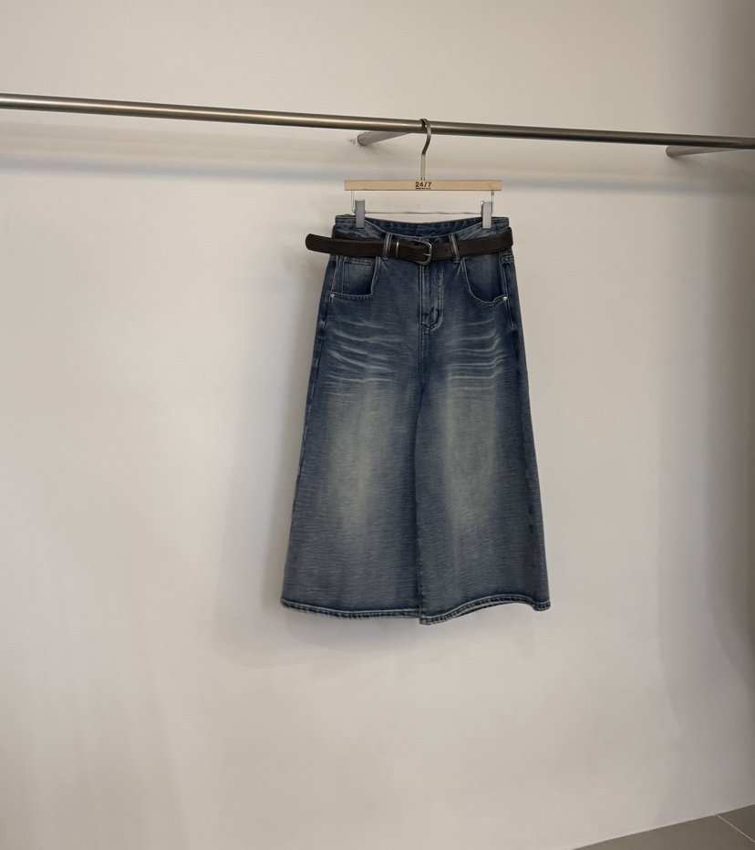 TWENTY FOUR SEVEN24-7韓國直郵實拍女裝新品熱賣牛仔褲不含腰帶TEWNTY FOUR SEVEN24-7牛仔褲