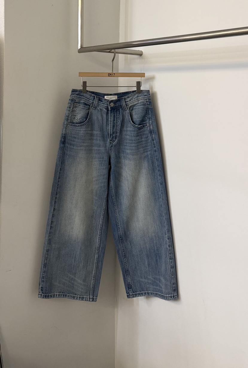 TWENTY FOUR SEVEN24-7韓國直郵女士新款休閑牛仔褲短款TEWNTY FOUR SEVEN24-7牛仔褲