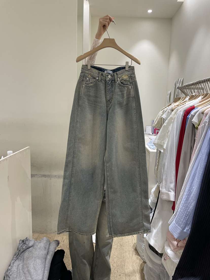 FLOWER-L韓國直郵女士新款人氣時尚熱賣職業休閑26春夏牛仔褲FLOWER-L牛仔褲