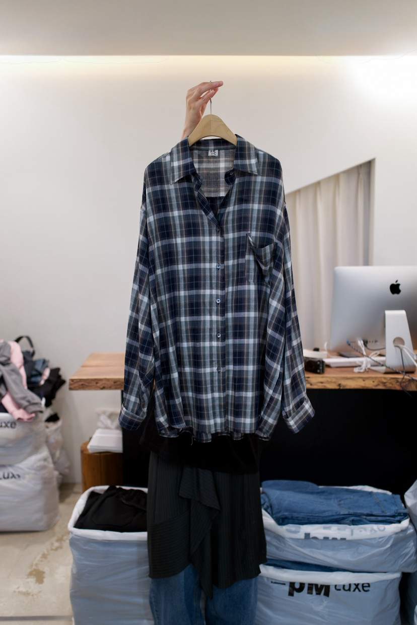 FRIC韓國東大門直郵女士新品休閑人氣時尚26春夏襯衫蕾絲衫FRIC襯衫/蕾絲衫