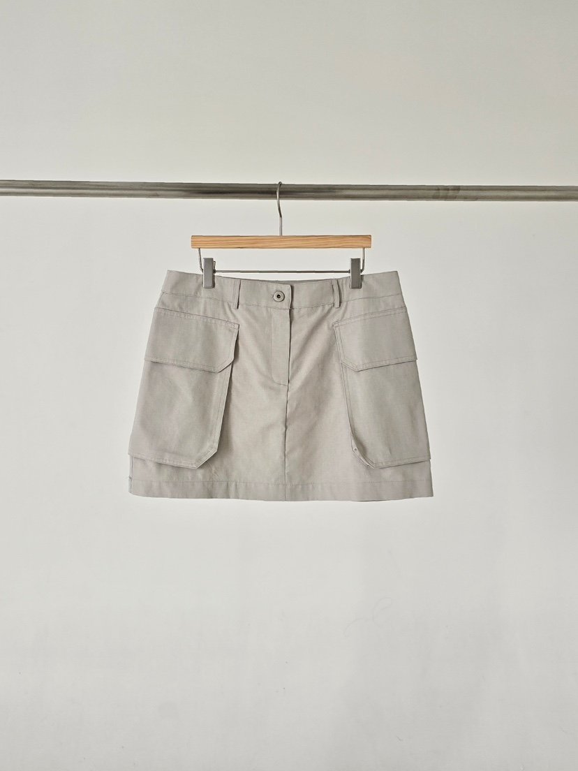 J SHOP韓國代購女裝新品26春夏人氣職業熱賣時尚短裙口袋J_SHOP短裙