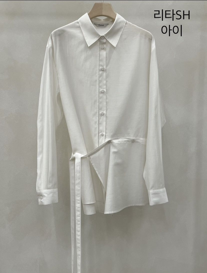 KONI/LAKE-A韓國直郵女裝新品職業26春夏襯衫蕾絲衫可拆卸KONI/Lake Side襯衫/蕾絲衫