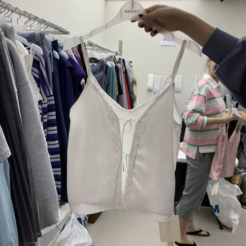 SOLD OUT韓國東大門代購女裝新品職業人氣時尚26春夏吊帶背心SOLD OUT吊帶/背心