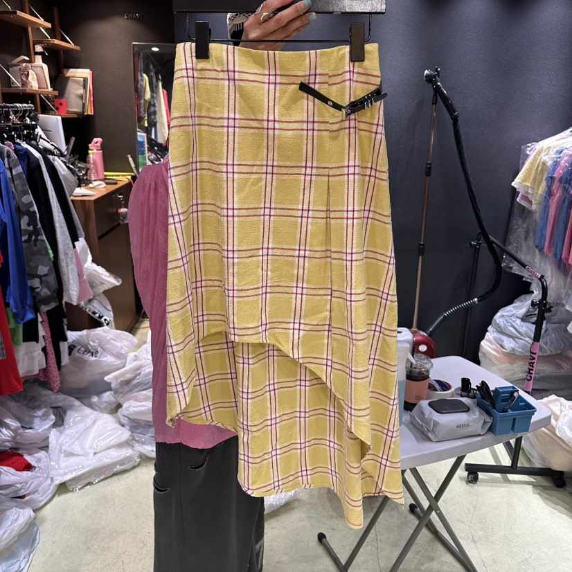 CHAVI韓國代購女裝新品人氣推薦26春夏休閑熱賣半身裙中短裙CHAVI半身裙/中短裙