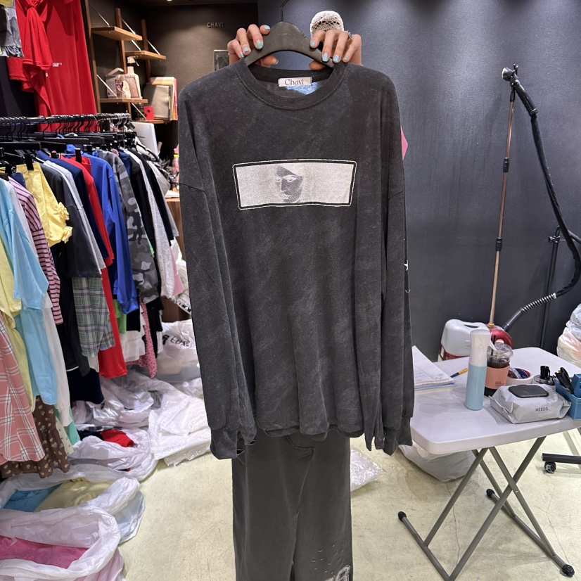 CHAVI韓國代購女士新品26春夏休閑熱賣推薦時尚職業長袖T恤CHAVI長袖T恤