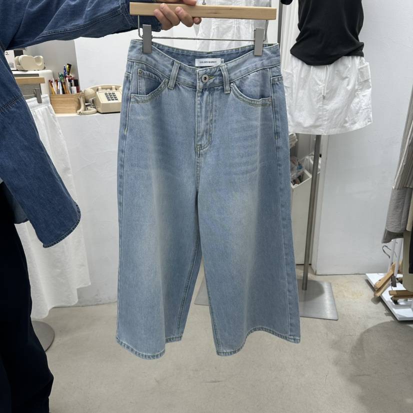GOLDEN MARKET韓國直郵女裝新品時尚人氣職業26春夏牛仔褲GOLDEN MARKET牛仔褲