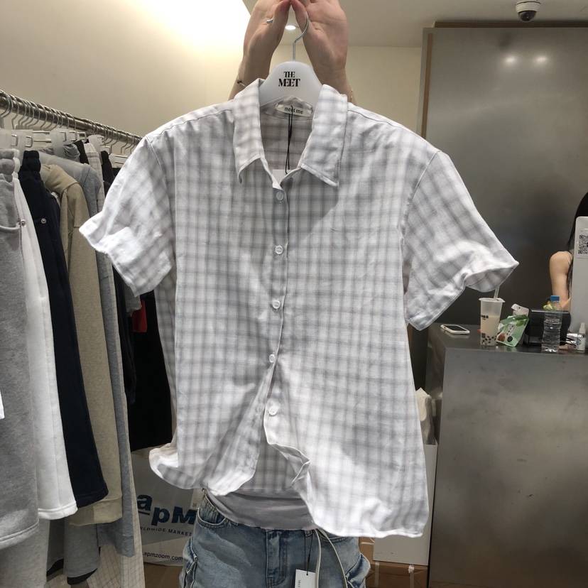 MEET ME韓國直郵女裝新品休閑26春夏時尚推薦襯衫蕾絲衫MEET ME襯衫/蕾絲衫