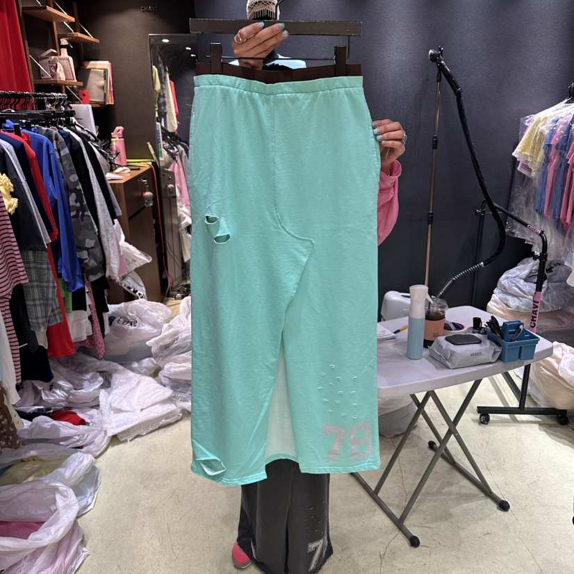 CHAVI韓國直郵女士新款職業熱賣人氣26春夏時尚休閑推薦長裙CHAVI長裙