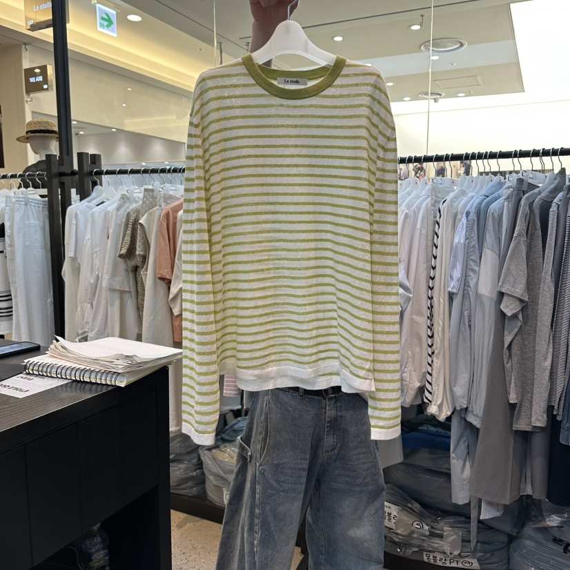 LE ETOILE韓國代購女裝新品職業休閑熱賣人氣針織衫亞麻布Le etoile針織衫