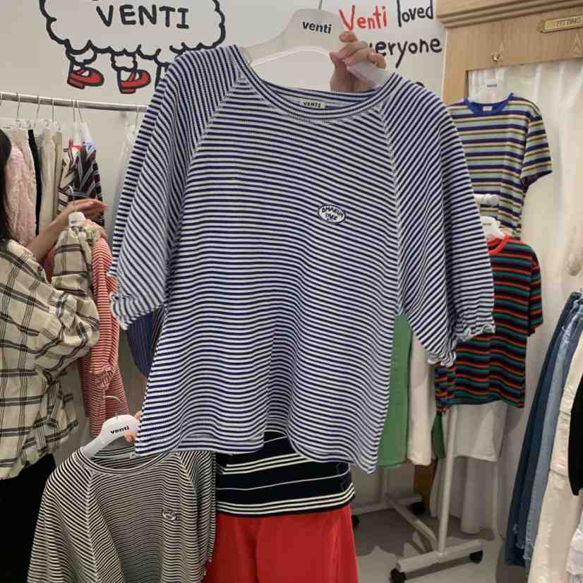VENTI韓國東大門直郵女裝新款休閑26春夏熱賣時尚職業T恤VENTIT恤
