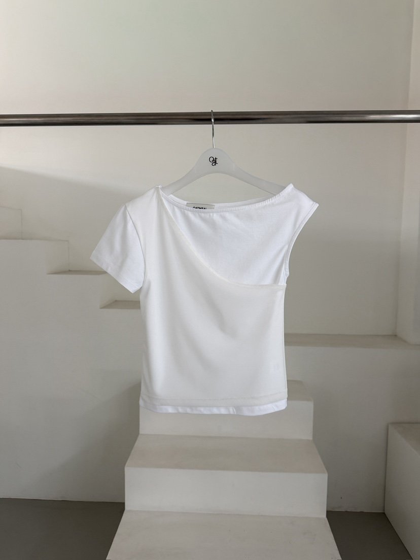 OATMEAL韓國直郵實拍女裝新品休閑推薦職業熱賣26春夏T恤OATMEALT恤